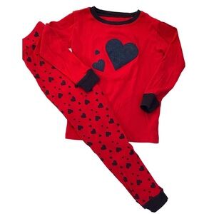 Leveret Heart Pajamas For Valentine’s Day Size 6 Years